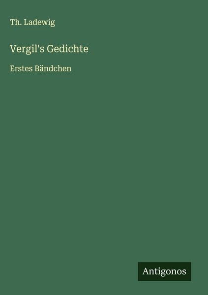 Produktbild: Vergil's Gedichte