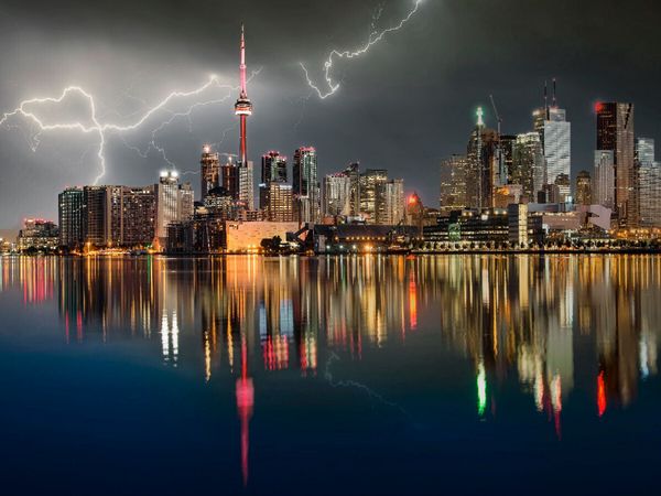 Produktbild: CALVENDO Puzzle Toronto | 1000 Teile Lege-Gr&ouml;&szlig;e 64x48cm Foto-Puzzle f&uuml;r gl&uuml;ckliche Stunden