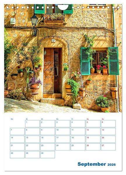 Produktbild: S&oacute;ller auf Mallorca &ndash; Terminplaner (Wandkalender 2026 DIN A4 hoch), CALVENDO Monatskalender