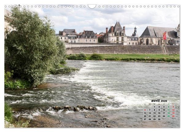 Produktbild: Bords de Loire Ville d'Amboise (Calendrier mural 2026 DIN A3 vertical), CALVENDO calendrier mensuel