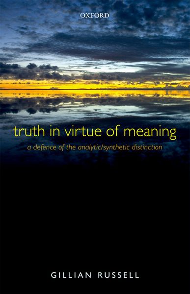 Produktbild: Truth in Virtue of Meaning