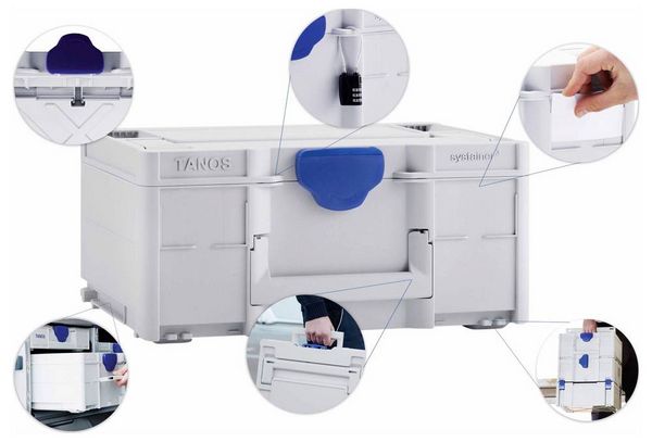 Produktbild: Tanos Systainer&sup3; S 147 83000894 Transportkiste ABS Kunststoff (B x H x T) 265 x 142 x 171mm