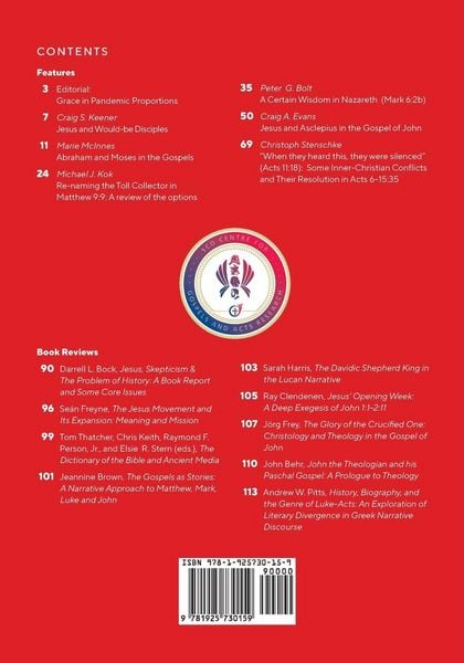 Produktbild: Journal of Gospels and Acts Research. Volume 4