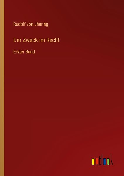 Produktbild: Der Zweck im Recht