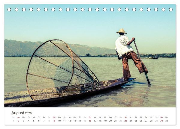Produktbild: S&Uuml;DOSTASIEN (Tischkalender 2026 DIN A5 quer), CALVENDO Monatskalender