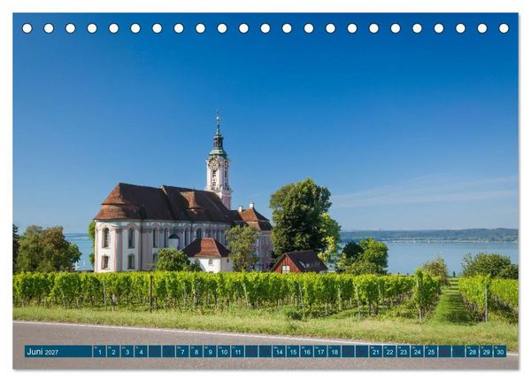 Produktbild: Bayern - Sehensw&uuml;rdigkeiten vom Allg&auml;u bis zum K&ouml;nigssee (Tischkalender 2027 DIN A5 quer), CALVENDO Monatskalender