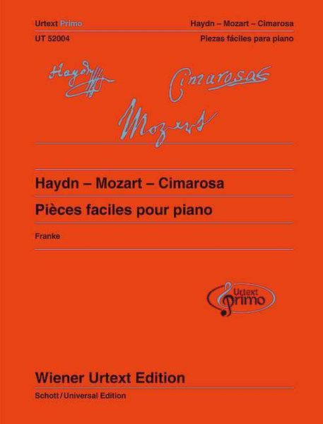 Produktbild: Mozart, W: Haydn - Mozart - Cimarosa