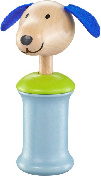 Schmidt Spiele - Selecta - Ringo Hund, Greifling mit Quietsche, 12 cm