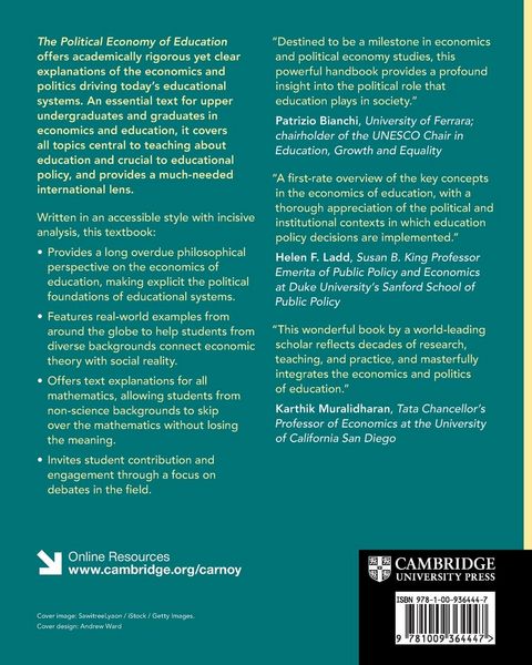 Produktbild: The Political Economy of Education