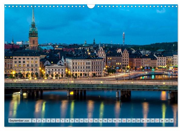 Produktbild: Big City Lights - Metropolen im Lichterglanz (Wandkalender 2026 DIN A3 quer), CALVENDO Monatskalender