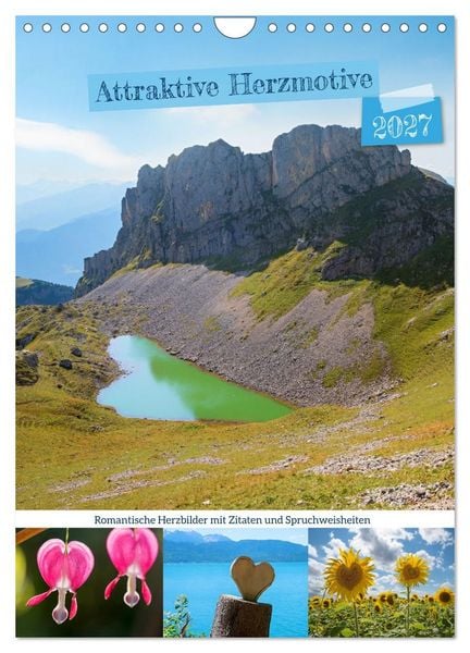 Produktbild: Attraktive Herzmotive 2027 (Wandkalender 2027 DIN A4 hoch), CALVENDO Monatskalender