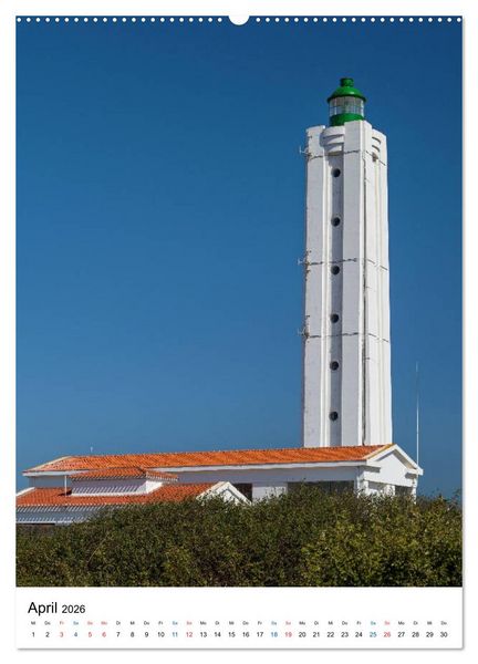 Produktbild: Leuchtt&uuml;rme an der Atlantikk&uuml;ste (Wandkalender 2026 DIN A2 hoch), CALVENDO Monatskalender