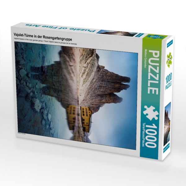 Produktbild: CALVENDO Puzzle Vajolet-T&uuml;rme in der Rosengartengruppe 1000 Teile Lege-Gr&ouml;&szlig;e 480 x 640 cm Foto-Puzzle Bild von Matteo Colombo