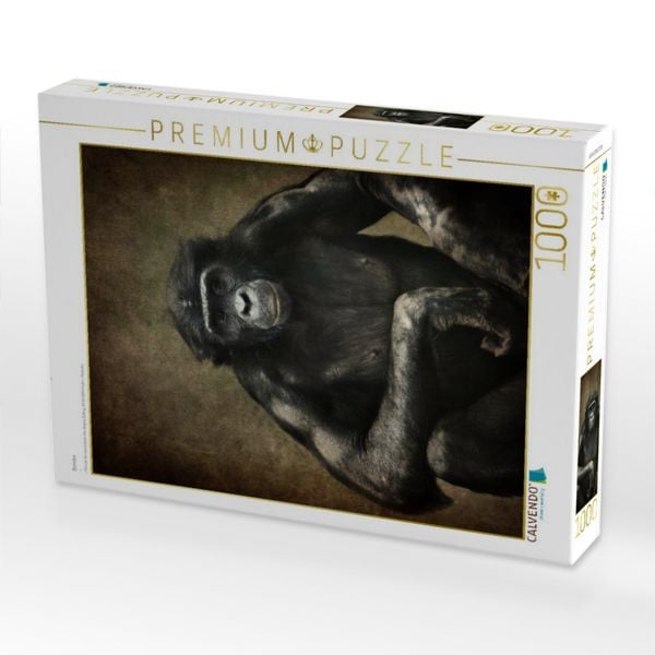 Produktbild: CALVENDO Puzzle Bonobo | 1000 Teile Lege-Gr&ouml;&szlig;e 64x48cm Foto-Puzzle f&uuml;r gl&uuml;ckliche Stunden