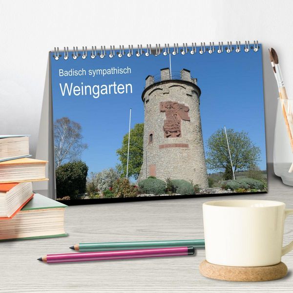 Produktbild: Badisch sympathisch Weingarten (Tischkalender 2026 DIN A5 quer), CALVENDO Monatskalender