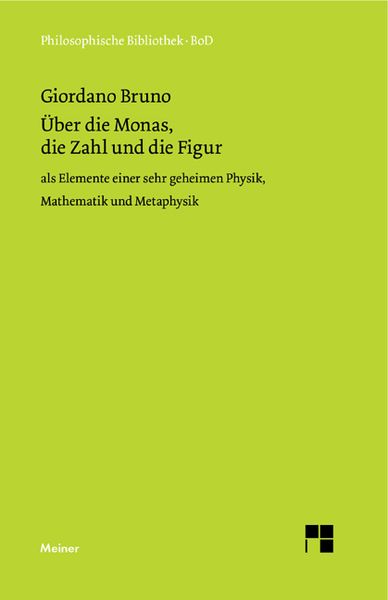 Produktbild: &Uuml;ber die Monas, die Zahl und die Figur
