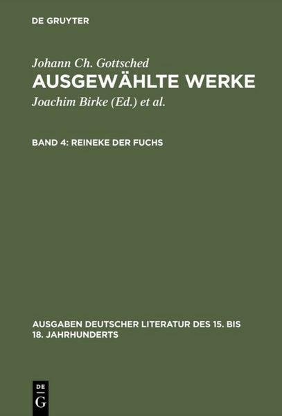 Produktbild: Reineke der Fuchs