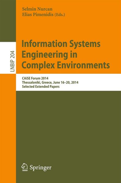 Produktbild: Information Systems Engineering in Complex Environments