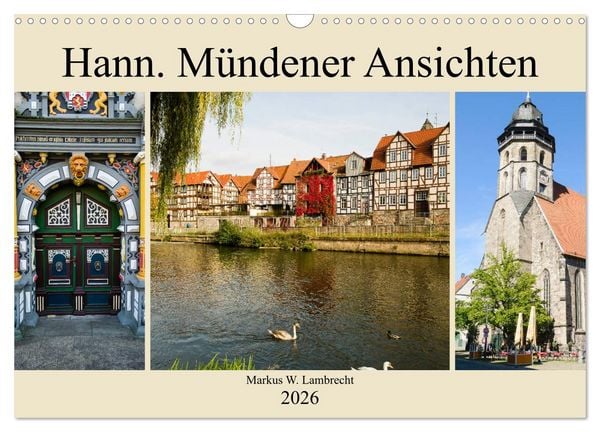 Produktbild: Hann. M&uuml;ndener Ansichten (Wandkalender 2026 DIN A3 quer), CALVENDO Monatskalender