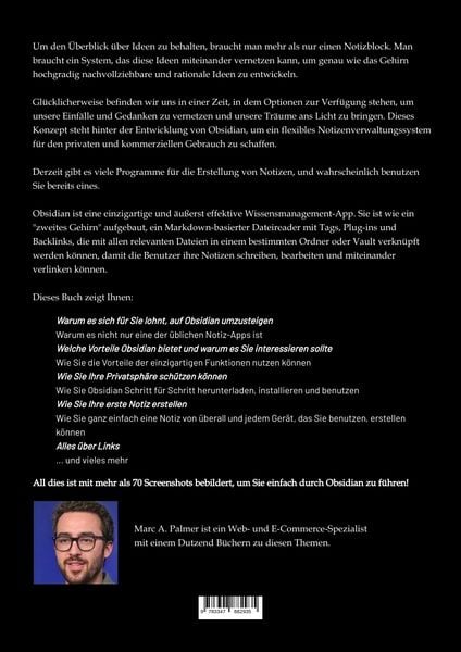 Produktbild: Einsteigerhandbuch f&uuml;r die Obsidian-Notiz-App und Second Brain