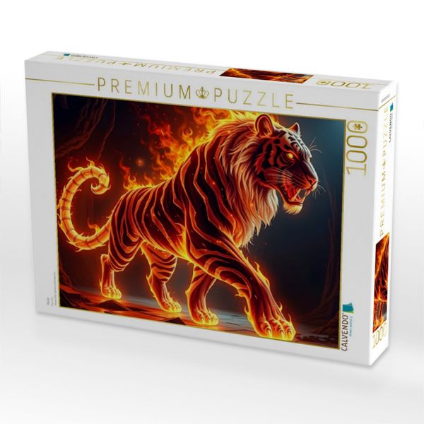 Produktbild: CALVENDO Puzzle Feuer | 1000 Teile Lege-Gr&ouml;&szlig;e 64x48cm Foto-Puzzle f&uuml;r gl&uuml;ckliche Stunden