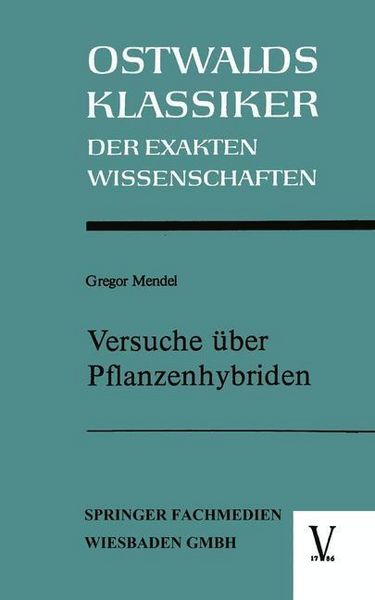 Produktbild: Versuche &uuml;ber Pflanzenhybriden