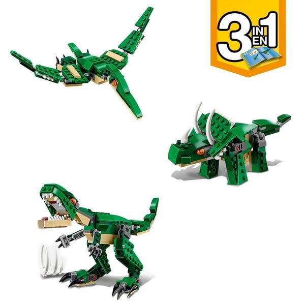 LEGO Creator 31058 3-in-1 Dinosaurier Spielzeug Modellbauset für Kinder