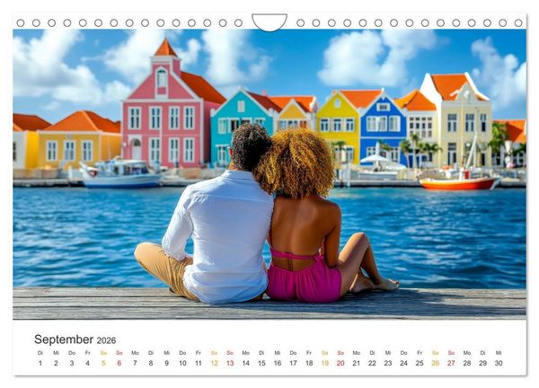 Produktbild: Cura&ccedil;ao - paradiesische Insel in der Karibik (Wandkalender 2026 DIN A4 quer), CALVENDO Monatskalender