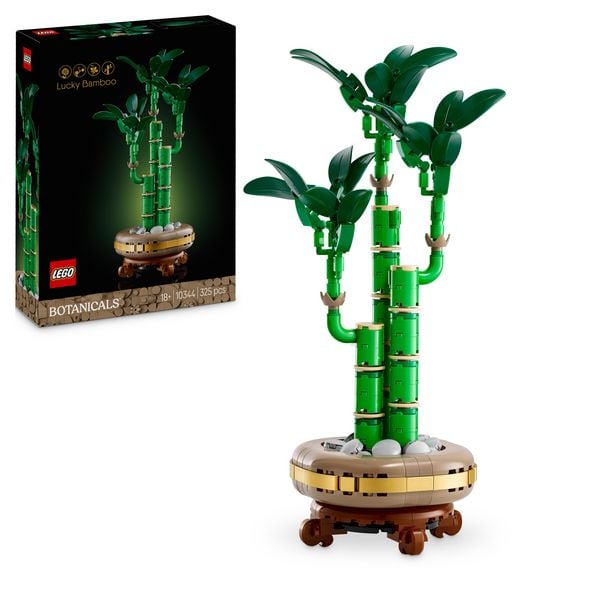 LEGO Botanicals Glücks-Bambus - Kunstpflanze für Erwachsene 10344