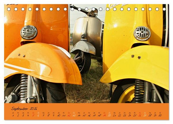 Produktbild: Vespa Liebe (Tischkalender 2026 DIN A5 quer), CALVENDO Monatskalender