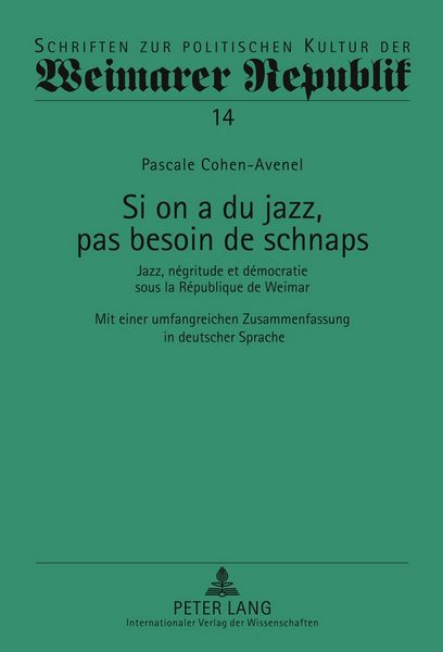 Produktbild: Si on a du jazz, pas besoin de schnaps