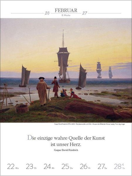 Produktbild: Literaturkalender Kunst 2027
