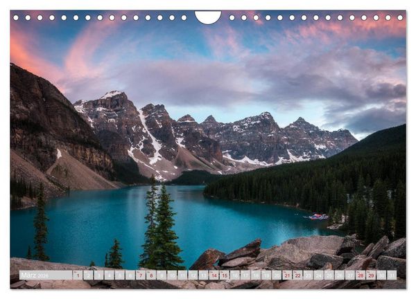Produktbild: Die kanadischen Rockies (Wandkalender 2026 DIN A4 quer), CALVENDO Monatskalender