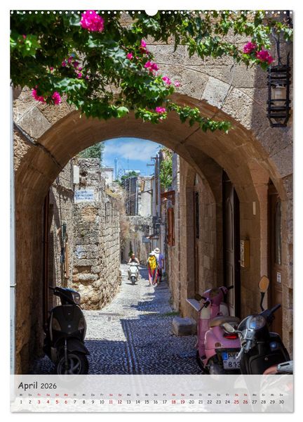 Produktbild: Rhodos und Symi, Insel der Schwammtaucher (Wandkalender 2026 DIN A2 hoch), CALVENDO Monatskalender