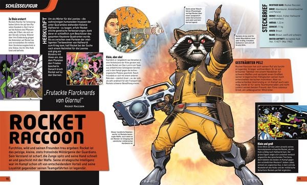 Produktbild: MARVEL Guardians of the Galaxy Helden, Schurken, Schaupl&auml;tze und Geschichten