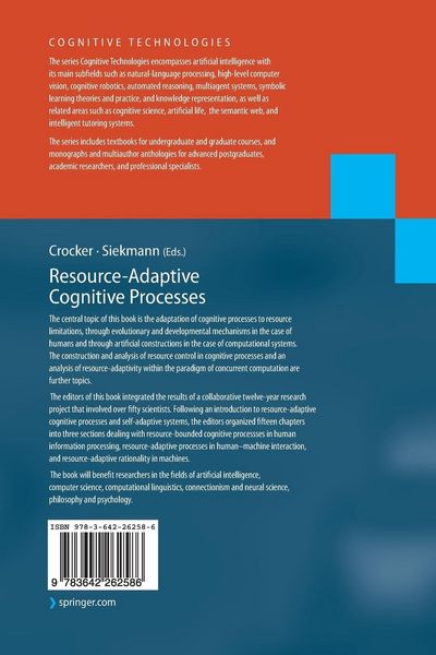 Produktbild: Resource-Adaptive Cognitive Processes