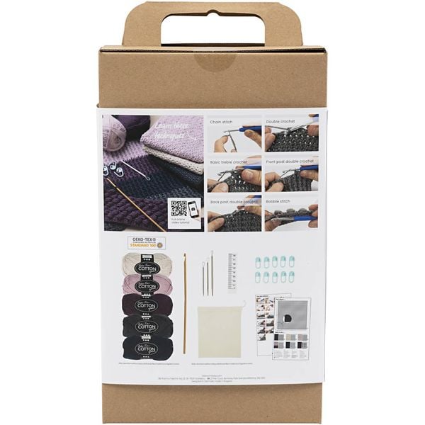 Produktbild: Creativ Company DIY Sets Stricken & H&auml;keln Starter Kreativ Set H&auml;keln, Kreativ Box