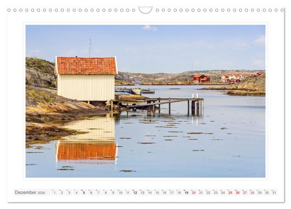 Produktbild: Bohusl&auml;n. K&auml;ring&ouml;n - Gullholmen - H&aring;ll&ouml; (Wandkalender 2026 DIN A3 quer), CALVENDO Monatskalender