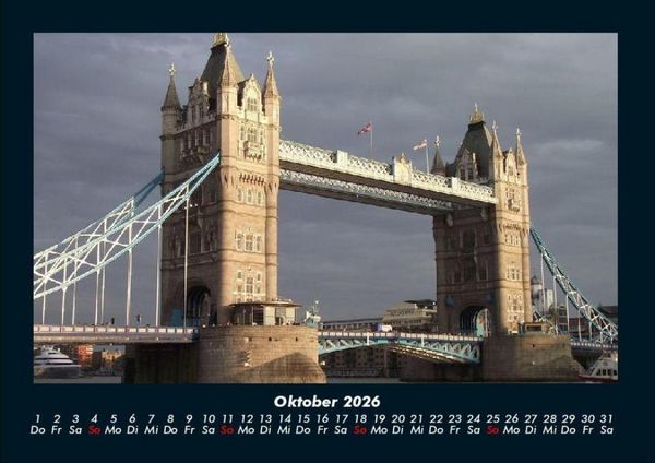 Produktbild: London 2026 Fotokalender DIN A4