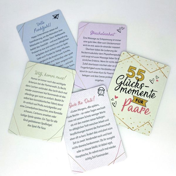 Produktbild: 55 Gl&uuml;cksmomente f&uuml;r Paare