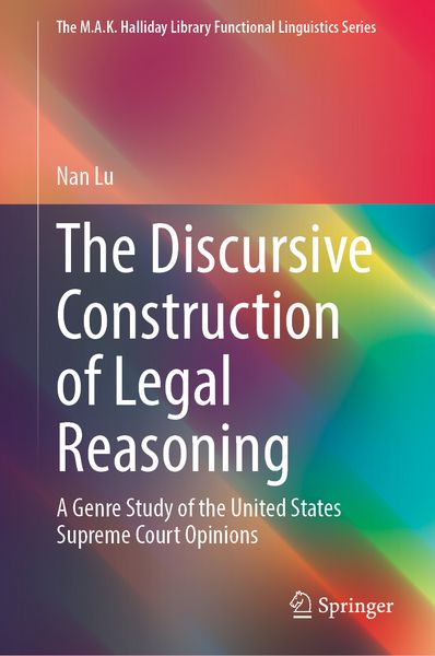 Produktbild: The Discursive Construction of Legal Reasoning