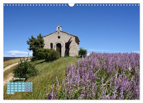 Produktbild: Chapelles historiques de Provence (Calendrier mural 2026 DIN A3 vertical), CALVENDO calendrier mensuel