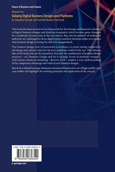Produktbild: Valuing Digital Business Designs and Platforms