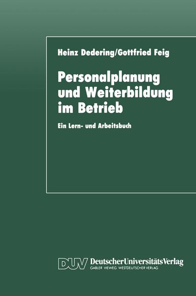 Produktbild: Personalplanung und Weiterbildung im Betrieb