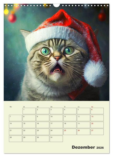 Produktbild: Jetzt ist die Katze aus dem Sack! Katzenspa&szlig; vom Feinsten! (Wandkalender 2026 DIN A3 hoch), CALVENDO Monatskalender