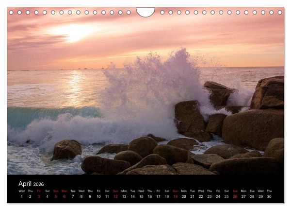 Produktbild: Waves in Cornwall (Wall Calendar 2026 DIN A4 landscape), CALVENDO 12 Month Wall Calendar