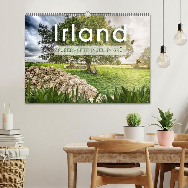 Produktbild: Irland - Zauberhafte Insel in gr&uuml;n (Wandkalender 2026 DIN A2 quer), CALVENDO Monatskalender