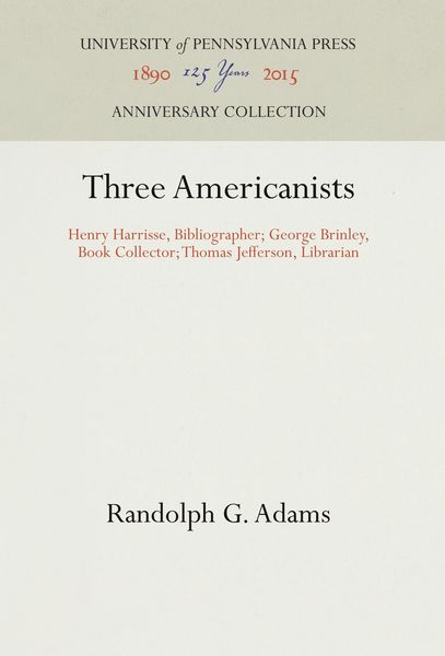 Produktbild: Three Americanists