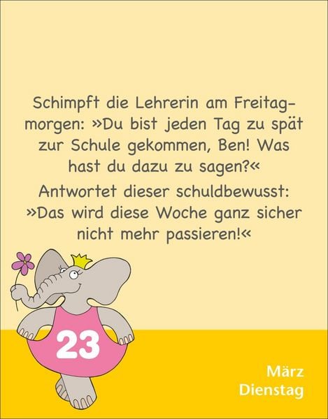 Produktbild: Witze f&uuml;r Kids Tagesabrei&szlig;kalender 2027