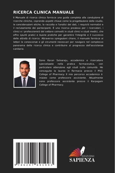 Produktbild: RICERCA CLINICA MANUALE